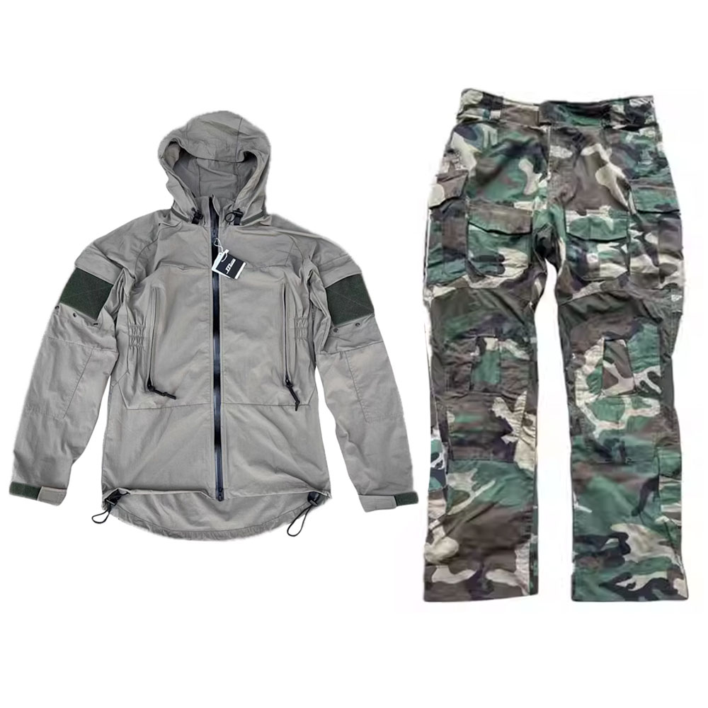 Windproof Jacket Softshell - Taktik Tom ORC gri yumuşak kabuk