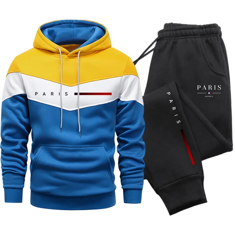 Winter Clothing For - Erkek Eşofman Günlük Kapüşonlu Üç Renkli