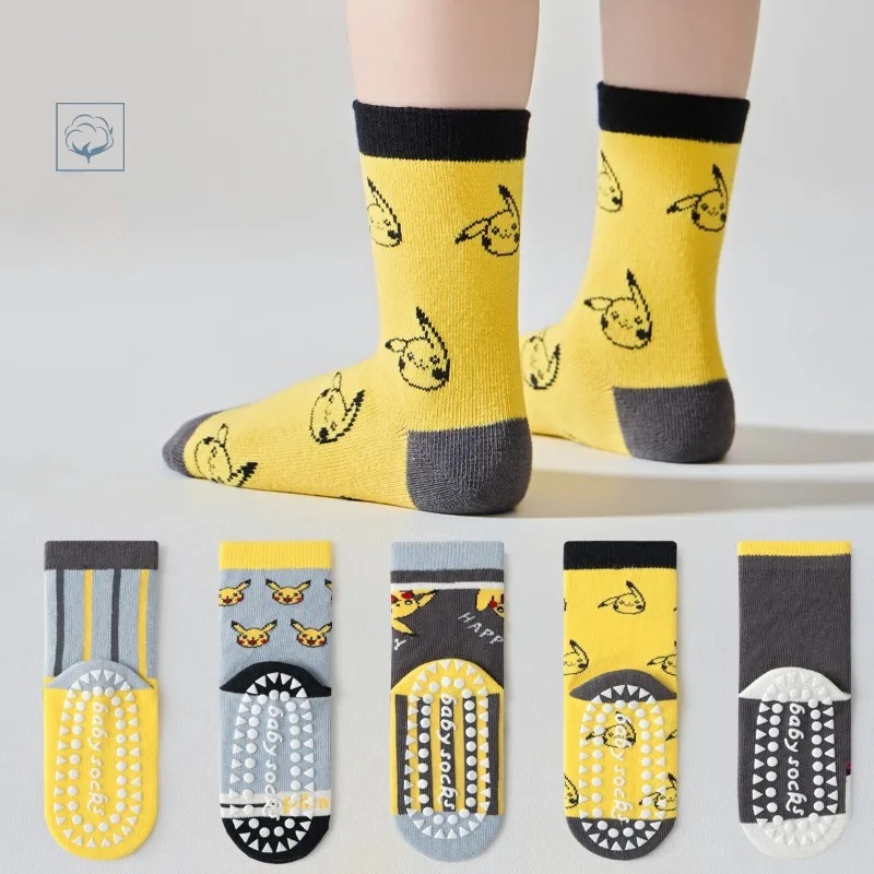 Winter Clothing For Babies - 5 Çift Anime Bebek Çocuk Çorabı