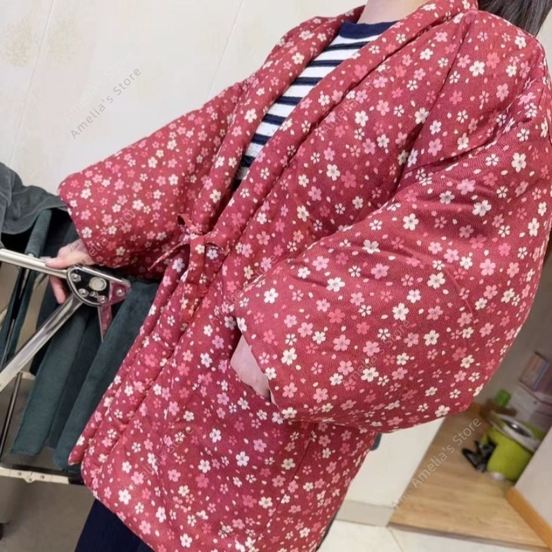 Traditional Winter Japanese Clothing - Hanten Ceket Geleneksel Japon Giyim Sonbahar