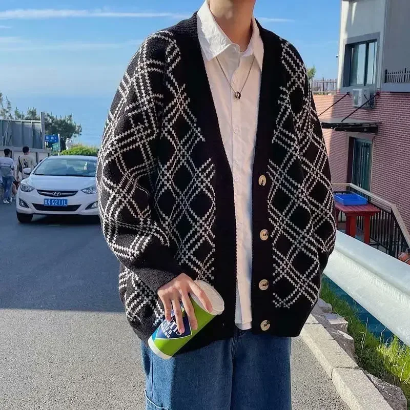Erkek giyim ekose örgü kazak e - Winter Clothing Meme incelemesi ve fiyatı