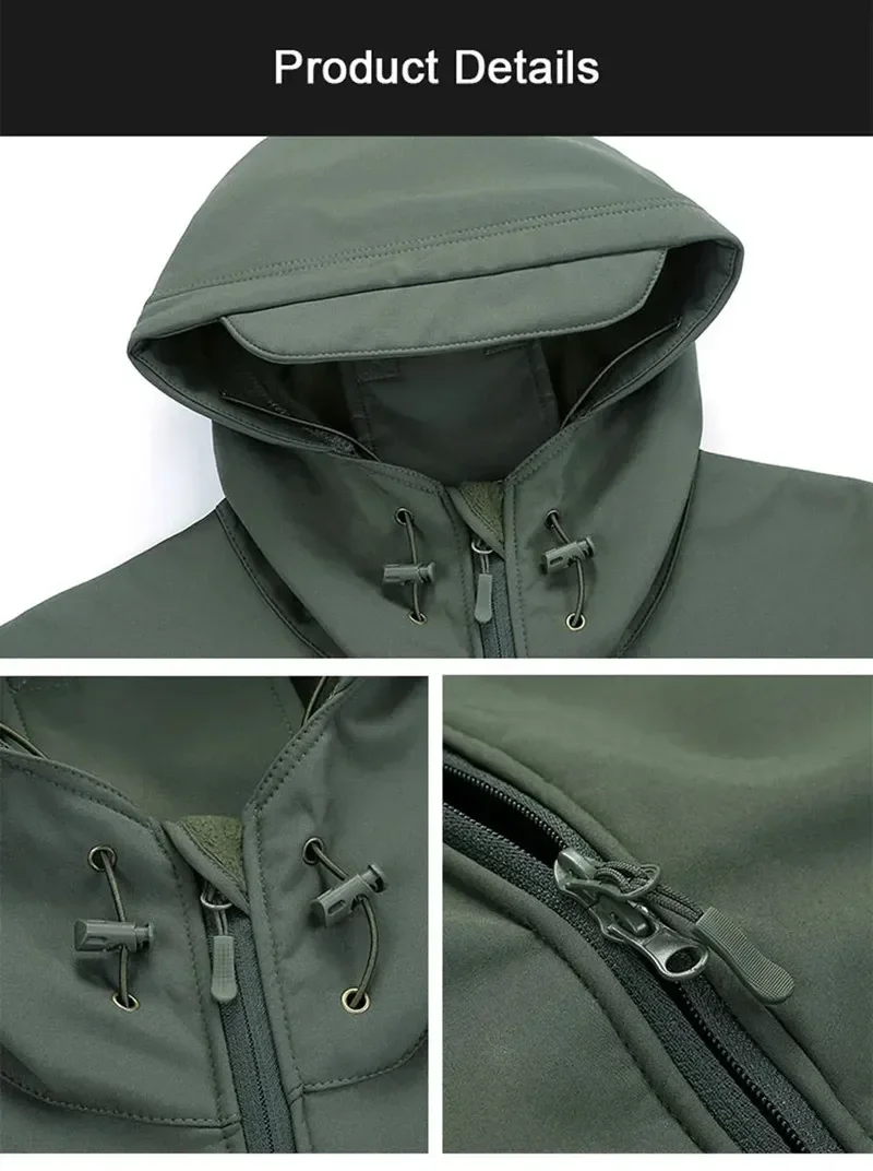 5XL 6XL Rus Kamuflaj Taktik Ün - Windproof Jacket Softshell incelemesi ve fiyatı