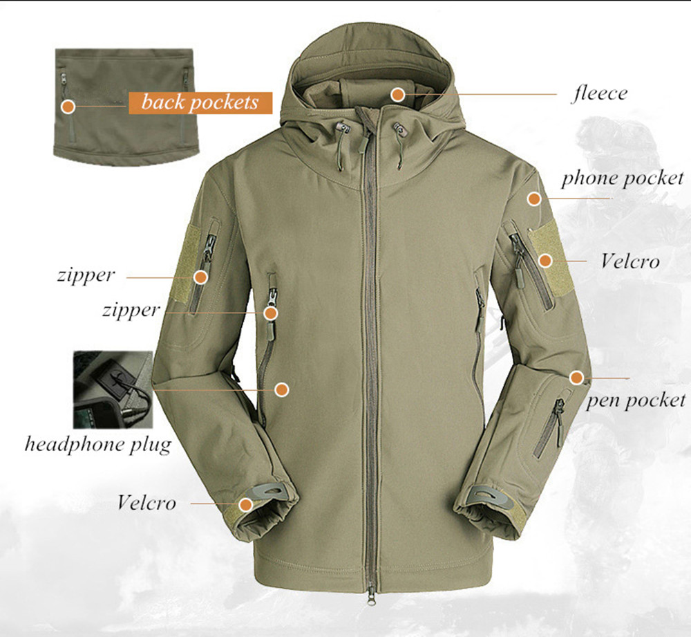 2025 Köpekbalığı Cilt Yumuşak  - Windproof Jacket Softshell incelemesi ve fiyatı