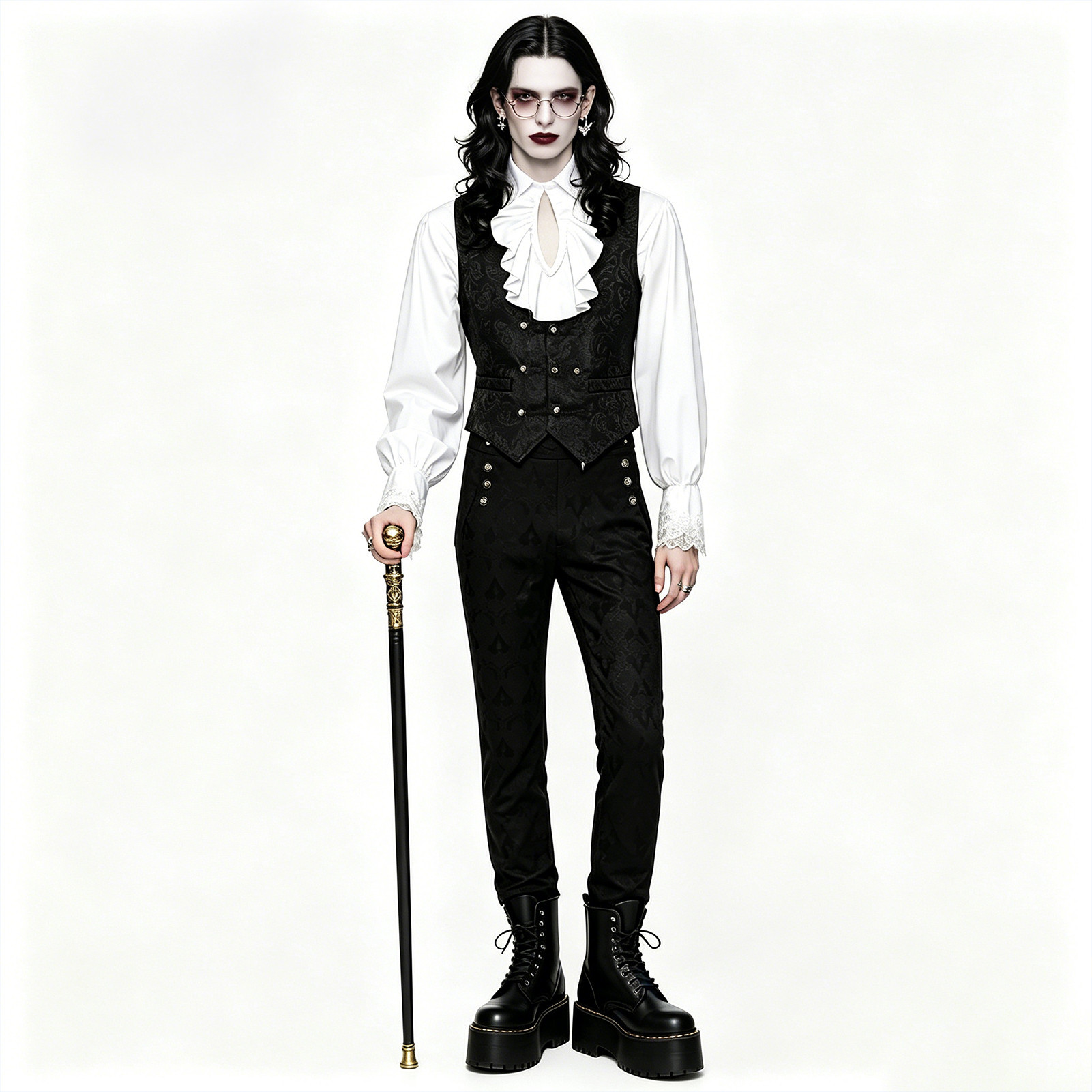 Erkek Modası Steampunk Tek Ren - Winter Clothing Manufacturers incelemesi ve fiyatı