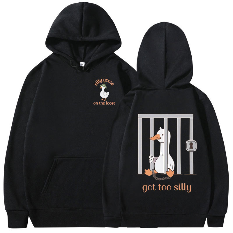 Silly Goose on The Loose Hoodi - Winter Clothing Meme incelemesi ve fiyatı