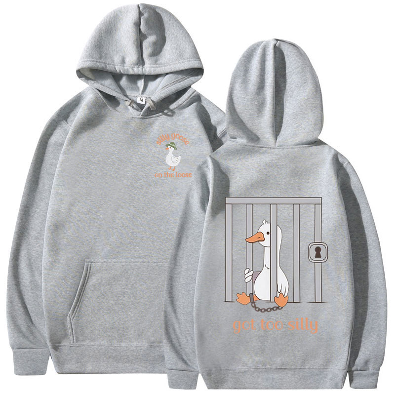 Silly Goose on The Loose Hoodi - Winter Clothing Meme incelemesi ve fiyatı