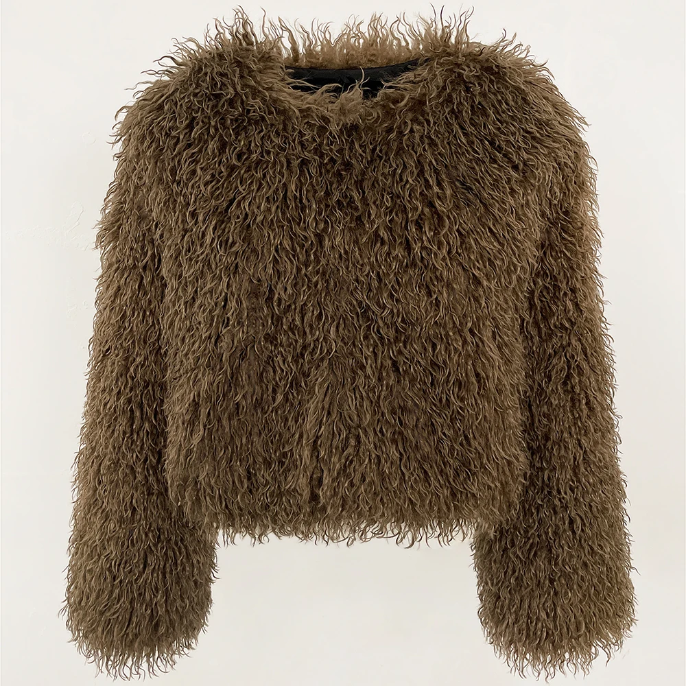 Sahte Kürk Ceket Düz Renk Kadı - Winter Clothing Manufacturers incelemesi ve fiyatı