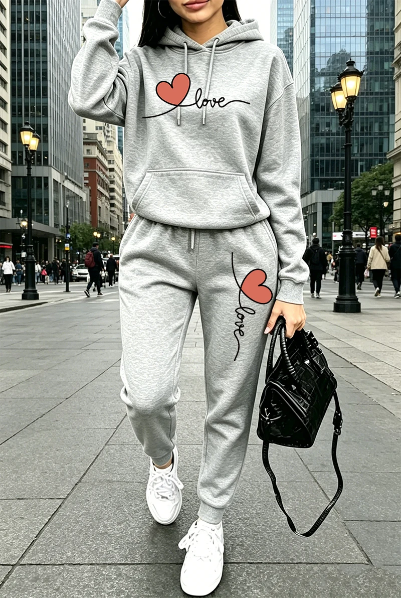 Kadın Eşofman Takımı Baskılı G - Winter Clothing For incelemesi ve fiyatı